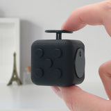 Appash Fidget Cube Stress Anxiety Pressure Relieving Toy Great for Adults and Children[Gift Idea][Relaxing Toy][Stress Reliever][Soft Material](Black & Black)