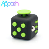 Appash Fidget Cube Stress Anxiety Pressure Relieving Toy Great for Adults and Children[Gift Idea][Relaxing Toy][Stress Reliever][Soft Material](Black & Green)