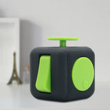 Appash Fidget Cube Stress Anxiety Pressure Relieving Toy Great for Adults and Children[Gift Idea][Relaxing Toy][Stress Reliever][Soft Material](Black & Green)