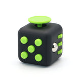 Appash Fidget Cube Stress Anxiety Pressure Relieving Toy Great for Adults and Children[Gift Idea][Relaxing Toy][Stress Reliever][Soft Material](Black & Green)