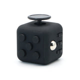 Appash Fidget Cube Stress Anxiety Pressure Relieving Toy Great for Adults and Children[Gift Idea][Relaxing Toy][Stress Reliever][Soft Material](Black & Black)