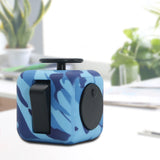 Appash Fidget Cube Stress Anxiety Pressure Relieving Toy Great for Adults and Children[Gift Idea][Relaxing Toy][Stress Reliever][Soft Material](Camouflage Blue)