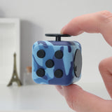 Appash Fidget Cube Stress Anxiety Pressure Relieving Toy Great for Adults and Children[Gift Idea][Relaxing Toy][Stress Reliever][Soft Material](Camouflage Blue)