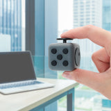 Appash Fidget Cube Stress Anxiety Pressure Relieving Toy Great for Adults and Children[Gift Idea][Relaxing Toy][Stress Reliever][Soft Material](Dark Gray & Black)