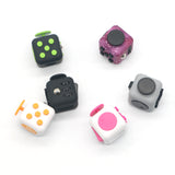 Appash Fidget Cube Stress Anxiety Pressure Relieving Toy Great for Adults and Children[Gift Idea][Relaxing Toy][Stress Reliever][Soft Material](Black & Black)