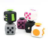 Appash Fidget Cube Stress Anxiety Pressure Relieving Toy Great for Adults and Children[Gift Idea][Relaxing Toy][Stress Reliever][Soft Material](White & Pink)