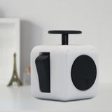 Appash Fidget Cube Stress Anxiety Pressure Relieving Toy Great for Adults and Children[Gift Idea][Relaxing Toy][Stress Reliever][Soft Material](White & Black)